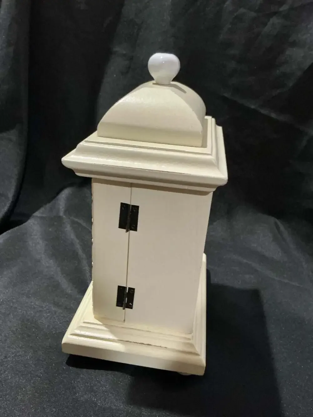 Creative Co-Op Cream Wood Mantle Clock